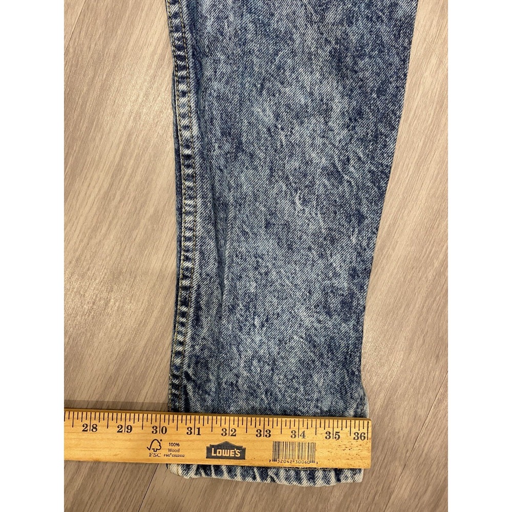 VINTAGE 80's Made In USA GUESS Georges Marciano Jeans #1015 Acid Washed sz 27 - Picture 5 of 9